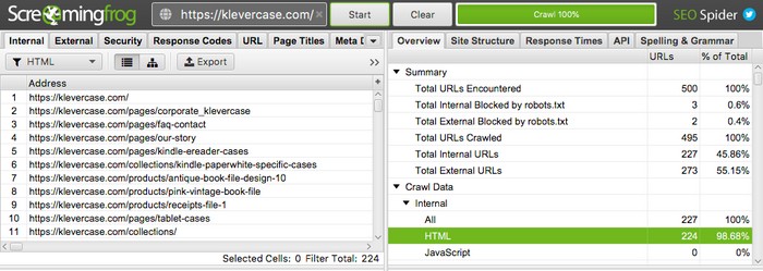 Screaming Frog - Free SEO Spider Tool